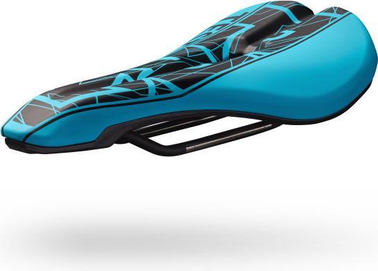 Actual product image PRO Bike Gear Test saddle MSN 1.3 Enduro, blue, stainless steel frame, 142mm