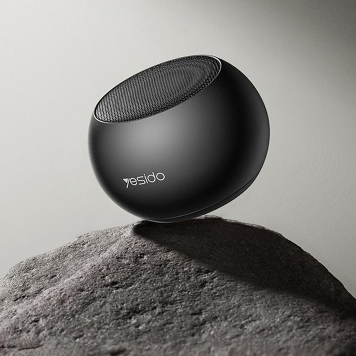 Actual product image Yesido - Mini Wireless Speaker (YSW33) - Aluminum Alloy, 3W, Bluetooth 5.0, 300mAh - Black