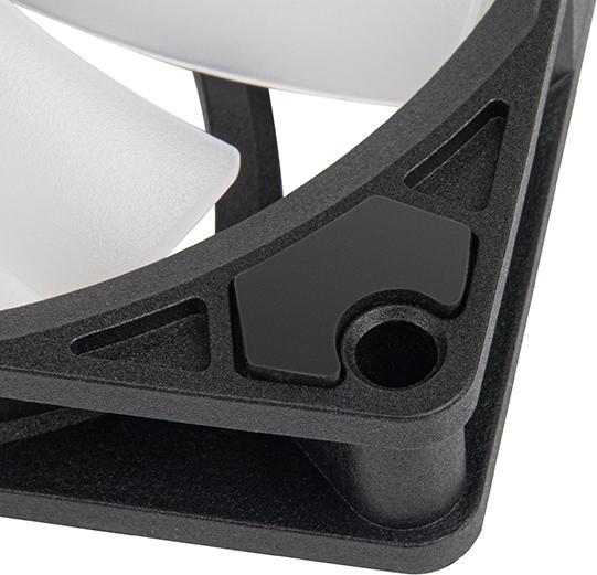 Productafbeelding Silverstone SST-AS90B-ARGB - Luchtslankere smalle 92 mm ventilator met verbeterde prestaties, PWM en AR (92 mm, 1x)