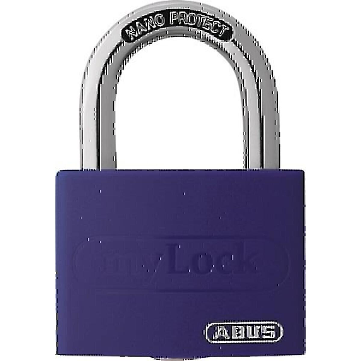 Thumbnail - Abus, Vorhängeschloss, Zylindervorhangschloss T65AL/40 lila gl. Schlosskörperbreite 43 mm Aluminium gleichschliessend