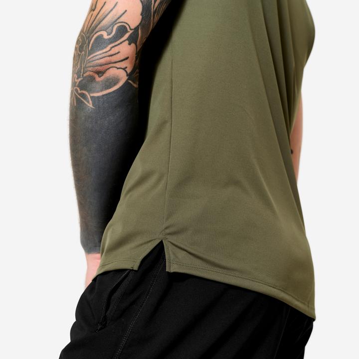 Produktbild Domyos Tank Top Herren atmungsaktiv - khaki (L)