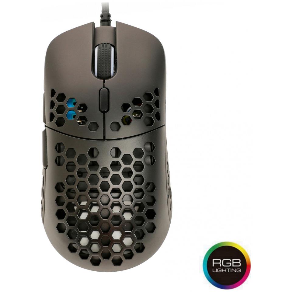 HK Gaming Mira-M Gaming Ποντίκι 12000 DPI Μαύρο, Maus