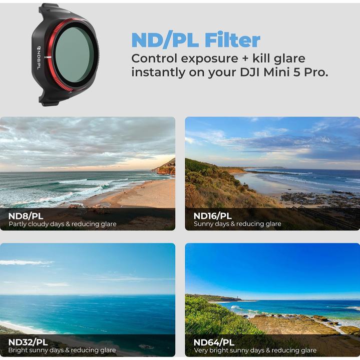 Actual product image Freewell Filters Mega Kit (Drone filters, DJI Mini 5 Pro)