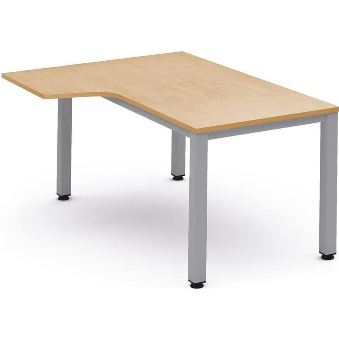 Rocada, Schreibtisch, Schreibtisch Executive L-Form links BxTxH 180x120x73cm Gestell grau Platte Melamin buche
