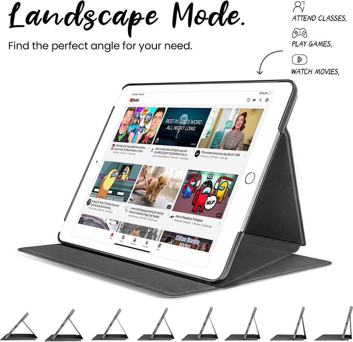 Produktbild tomtoc B02 (10.2") Vertical Tablet Case (iPad 2019 (7. Gen), iPad 2020 (8. Gen))