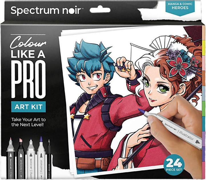 Image du produit Creativ Company Hobby-Set Illustration Kit de peinture de héros de manga et de BD