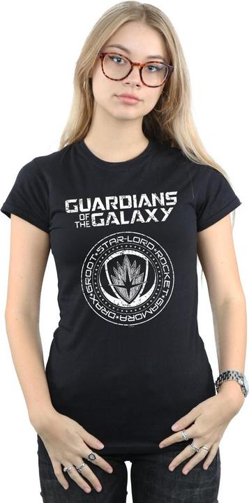 Actual product image Womens/Ladies Guardians Of The Galaxy Vol. 2 Distressed Seal Cotton T-Shirt (XXL)