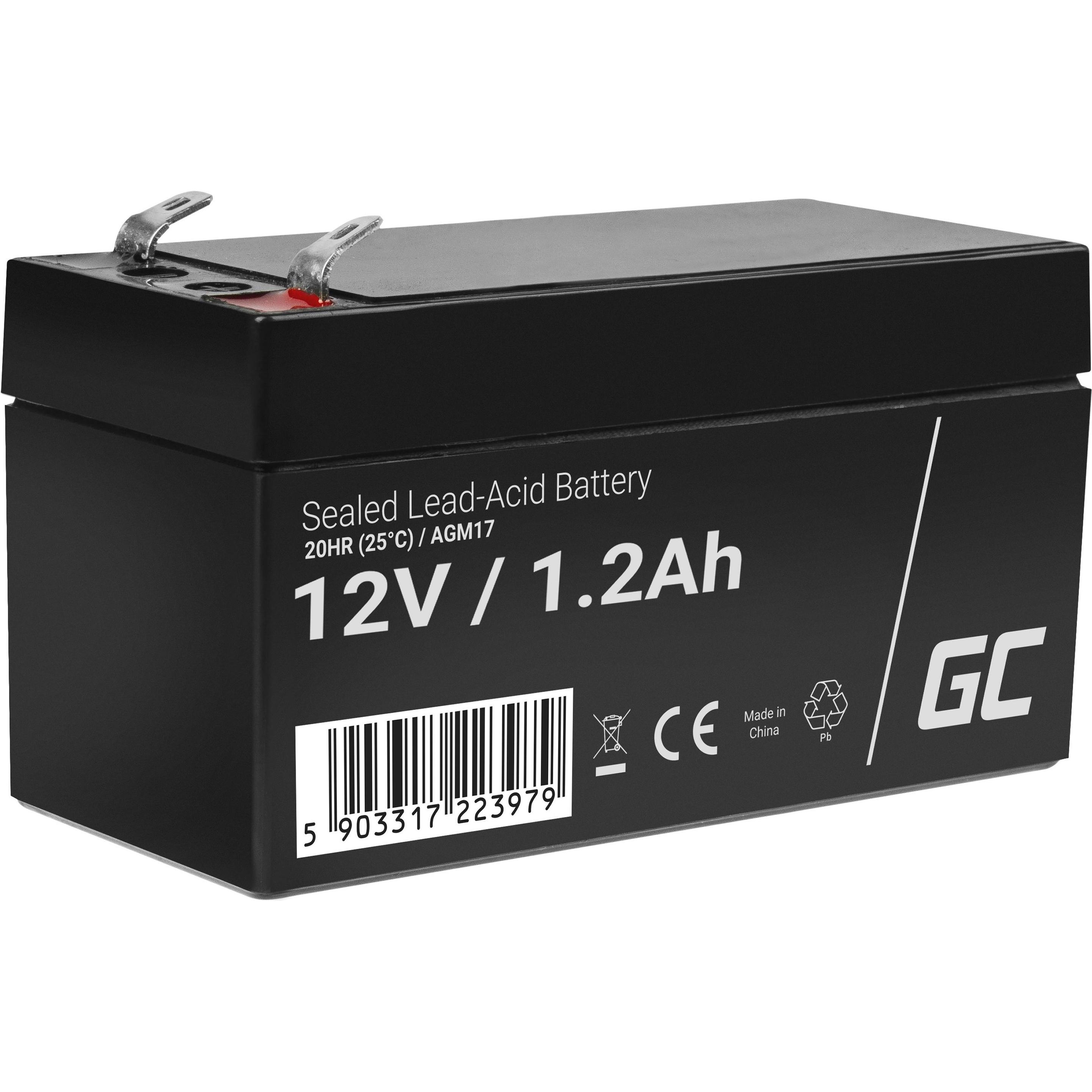 Thumbnail - GreenCell, Versorgungsbatterie, AGM17 (12 V, 1.20 Ah)