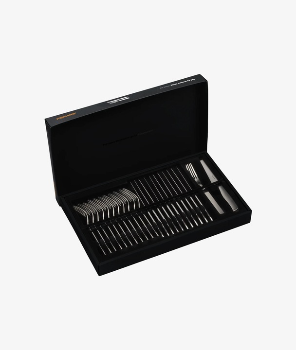 Actual product image Fiskars All Steel Steak cutlery set, 24 pieces (24 Piece, Cutlery set)