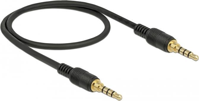 Productafbeelding Delock Jack verlengkabel 4 pins mannetje naar vrouwtje (5 m, 3,5 mm aansluiting (AUX))