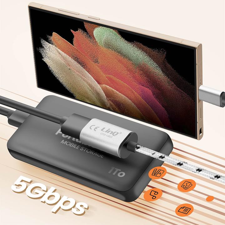 Produktbild LinQ OTG-U823 Adapterkabel (USB Typ C, USB)