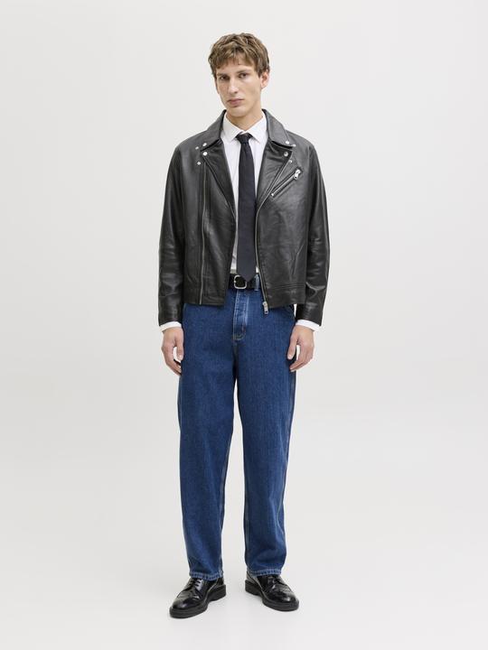JACK & JONES heren Jfwdax Leather Loafer Styd LnInstapschoen