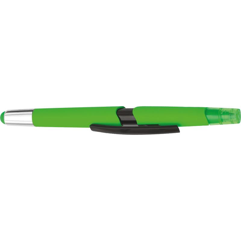 Thumbnail - Wedo Eingabestift Touch Pen Neon 3 in 1, Stylus, Gelb, Orange, Grün