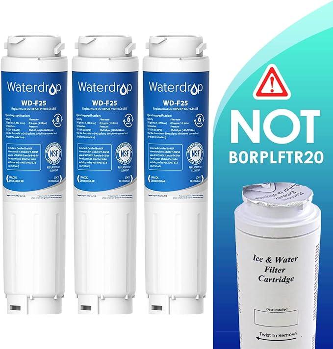 Immagine prodotto Waterdrop 3x Filtro per l'acqua del frigorifero (3 x)