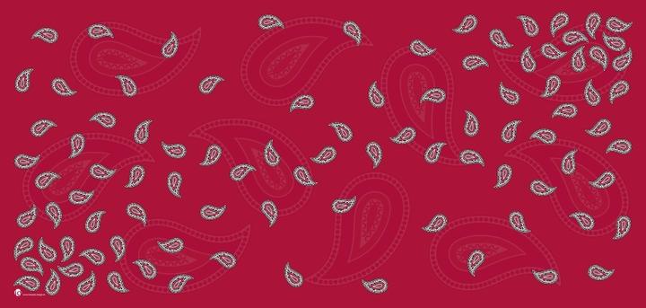 Glarus Paisley rosso