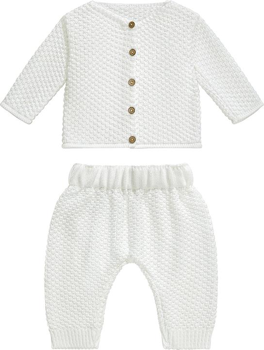 Actual product image Maylily Bamboo knitwear set Pearl