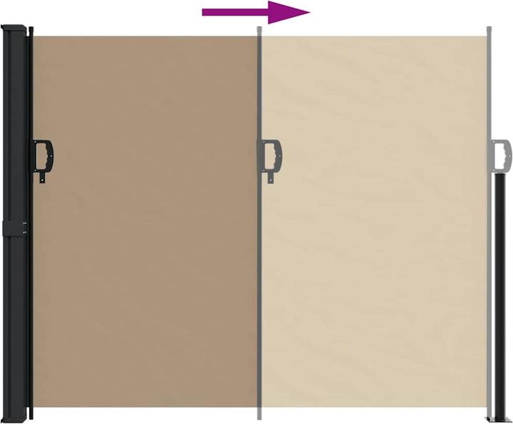 Image du produit vidaXL ausziehbare Seitenmarkise (3 m)