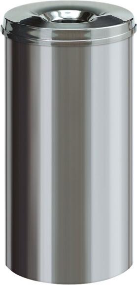 kaiserkraft security wastebasket (50 l)