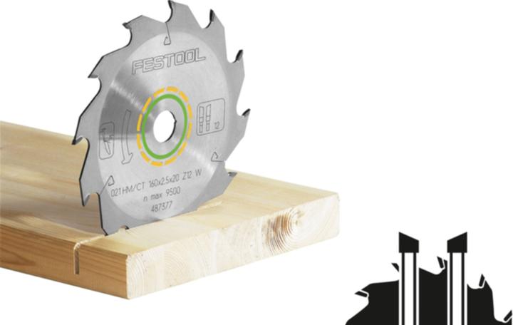 Actual product image Festool Circular saw blade HW 160x1,8x20 W18