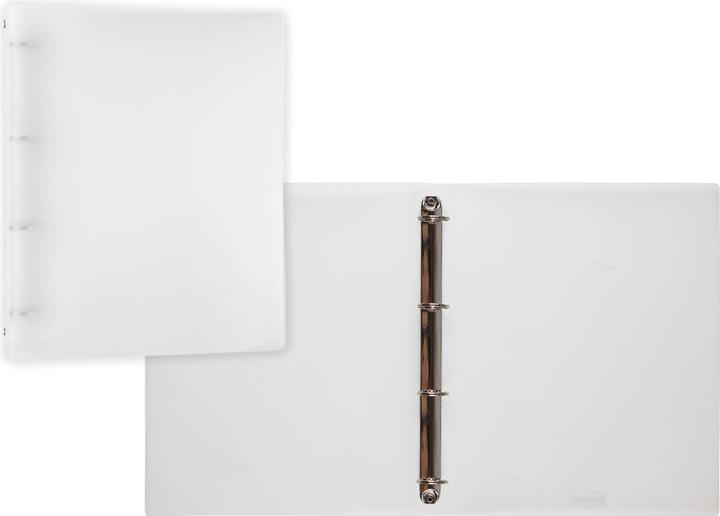 Immagine prodotto Idena Raccoglitore ad anelli A4 PP incolore 30mm 4 anelli (A4, 25 mm, 1 Pezzo/i)