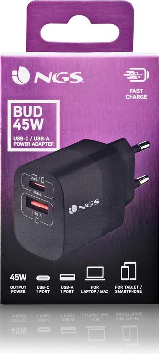 Productafbeelding NGS BUD 45W (45 W, 2 ports)