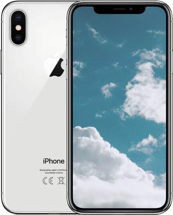 Produktbild Apple iPhone X (64 GB, Silver, 5.80", 12 Mpx, Single SIM, A / Wie neu)