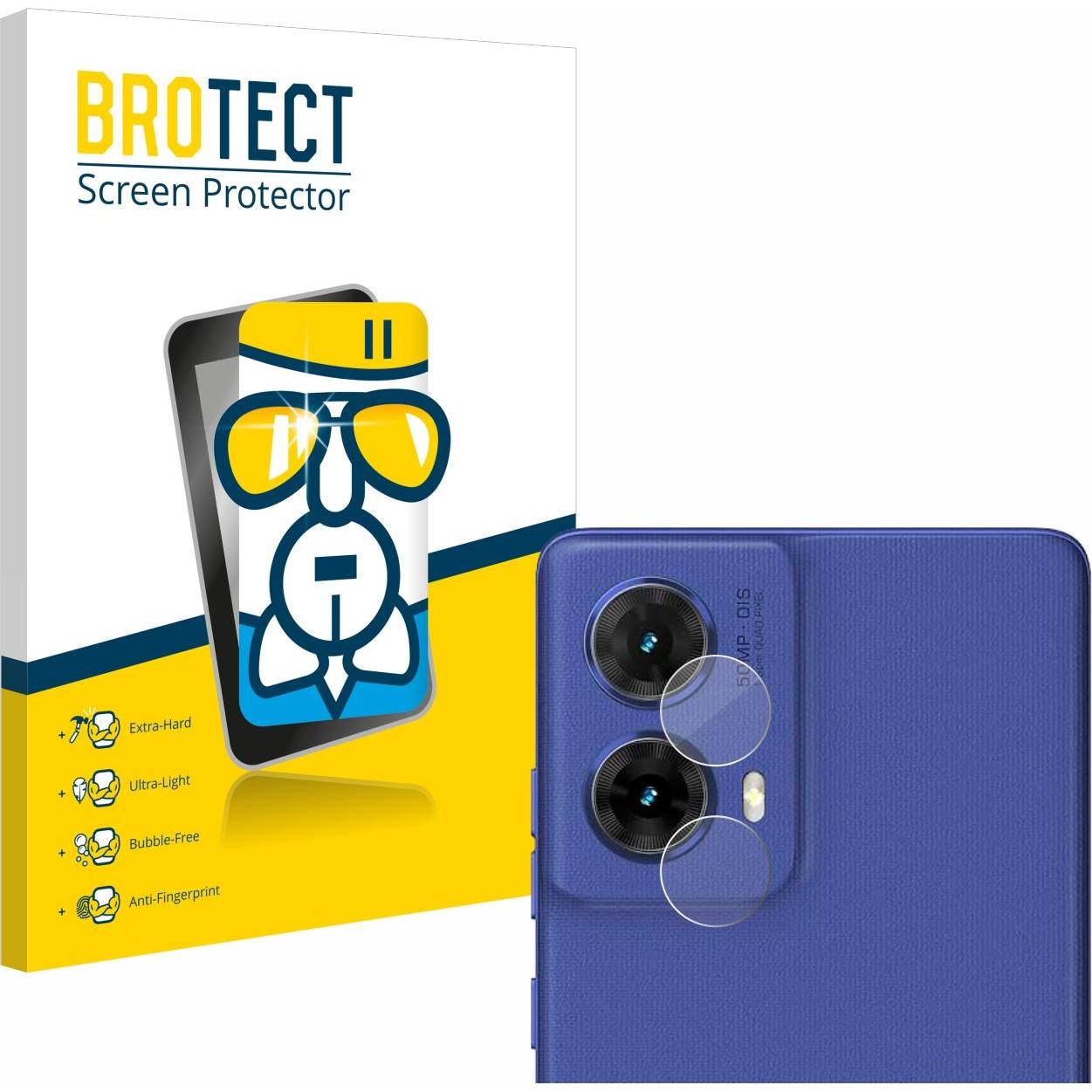 BROTECT Schutzglas Schutzfolie Glas Folie Displayschutz klar (1 Stück, Motorola Moto G85), Smartphone Schutzfolie, Trans...