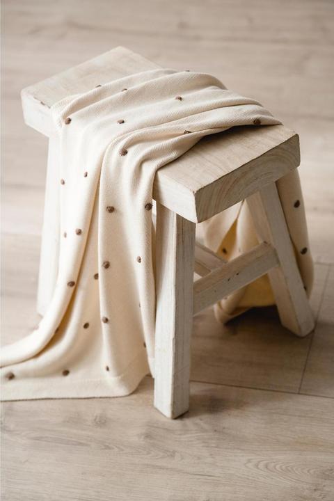 Immagine prodotto Kaiser Baby Coperta per bambini Nodi crema/nodi marrone chiaro 80 x 100 cm (80 x 100 cm)
