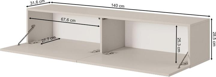 Image du produit Selsey Veldio (140 x 31.60 x 28.50 cm)