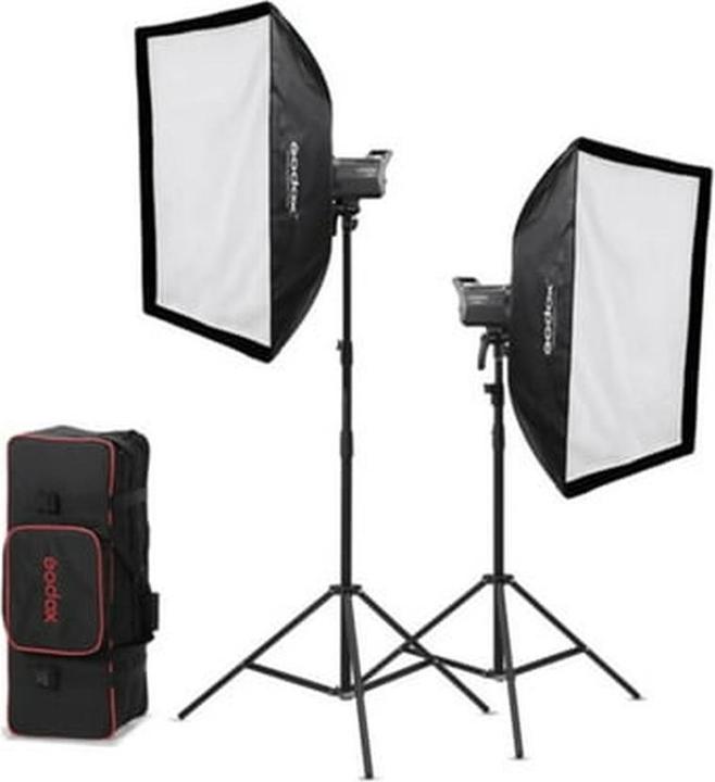 Immagine prodotto Godox Kit Duo luce diurna LA200D di Litemon (Videocamera)
