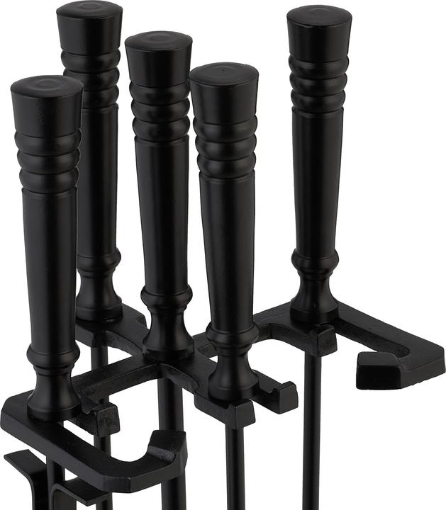Actual product image Relaxdays 5-piece fireplace cutlery set (23 x 16 x 64 cm)