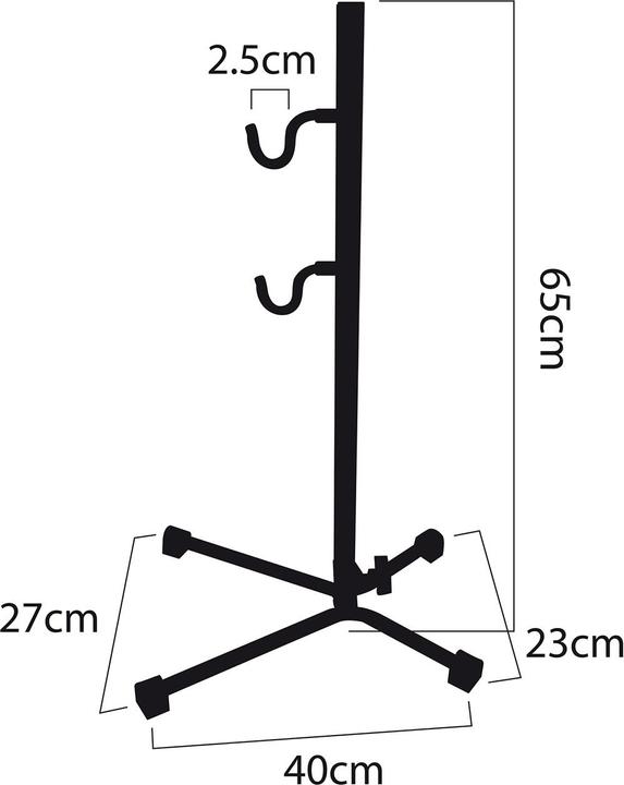 Produktbild Maclean Uchwyt wieszak rowerowy serwisowy stal max. obciążenie 20kg pasuje do rowerów MTB z kołami