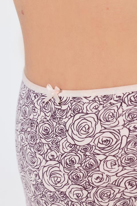 Immagine prodotto Ulla Popken Maxi slip in confezione da tre con rose/tinta unita (54)