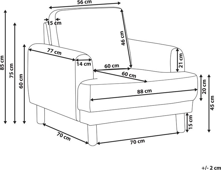 Produktbild Beliani Tuve