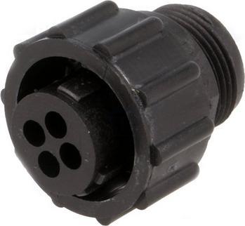 Actual product image TE Connectivity Stecker, Steckbuchse, 4 Contacts, Thermoplast