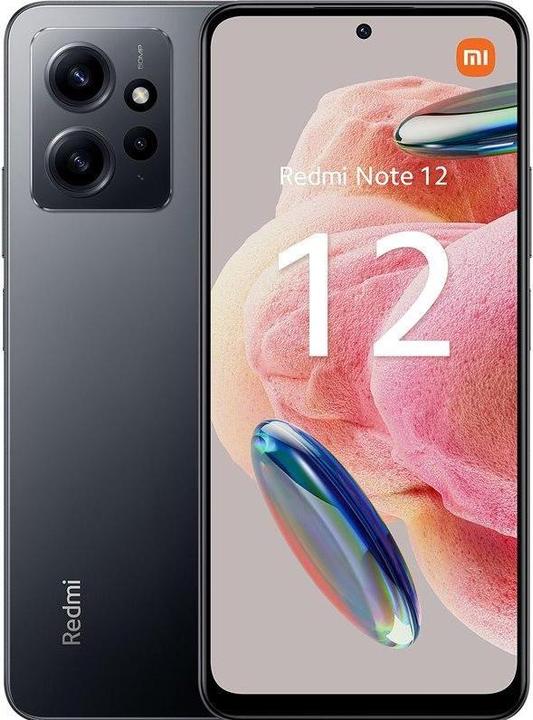 Produktbild Xiaomi Redmi Note 12 (128 GB, Onyx Gray, 6.65", Dual SIM, 4G)