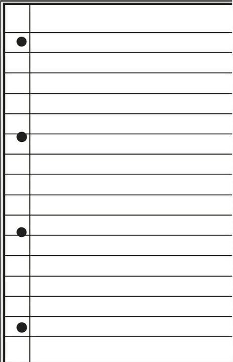 Actual product image Oxford College notebook (A4+, Lined, Hardcover)