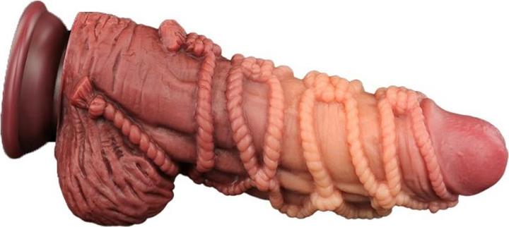 Image du produit Lovetoy Gode extrême avec motif de corde 24 cm