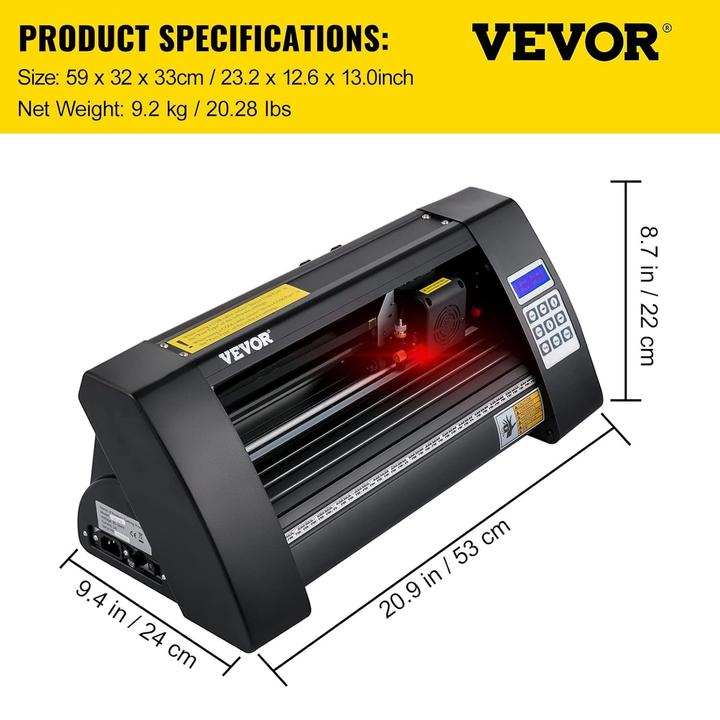 Actual product image Vevor Vinyl Cutter Plotter