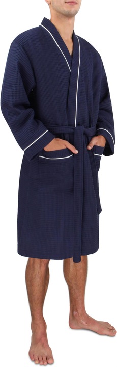 Produktbild Normani Herren Morgenmantel mit Waffel-Piqué Bali (6XL)