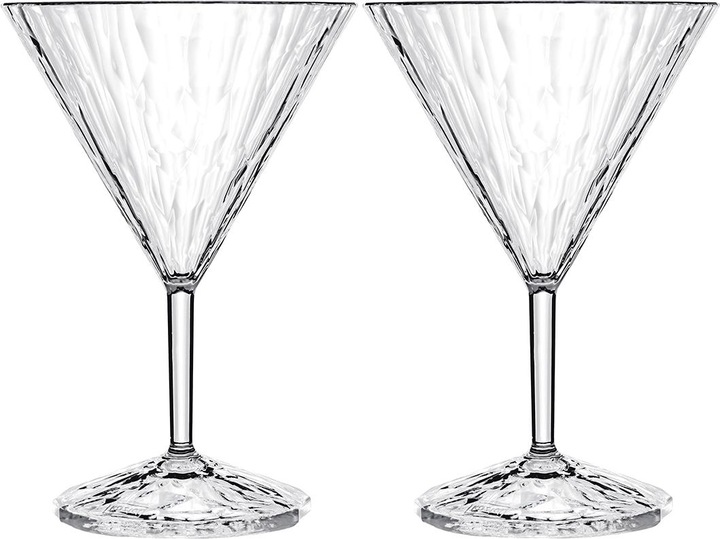 Immagine prodotto Koziol Bicchiere da cocktail Superglas Club No. 12, 250 ml, 2 pezzi (2.50 dl, 2 x, Bicchieri da Martini)