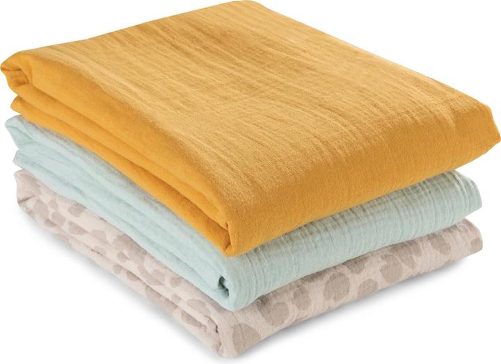 Hauck Cuddle N Clean 3Set 3 colour mix Honey/Mint/Leo (80 cm, 80 cm)
