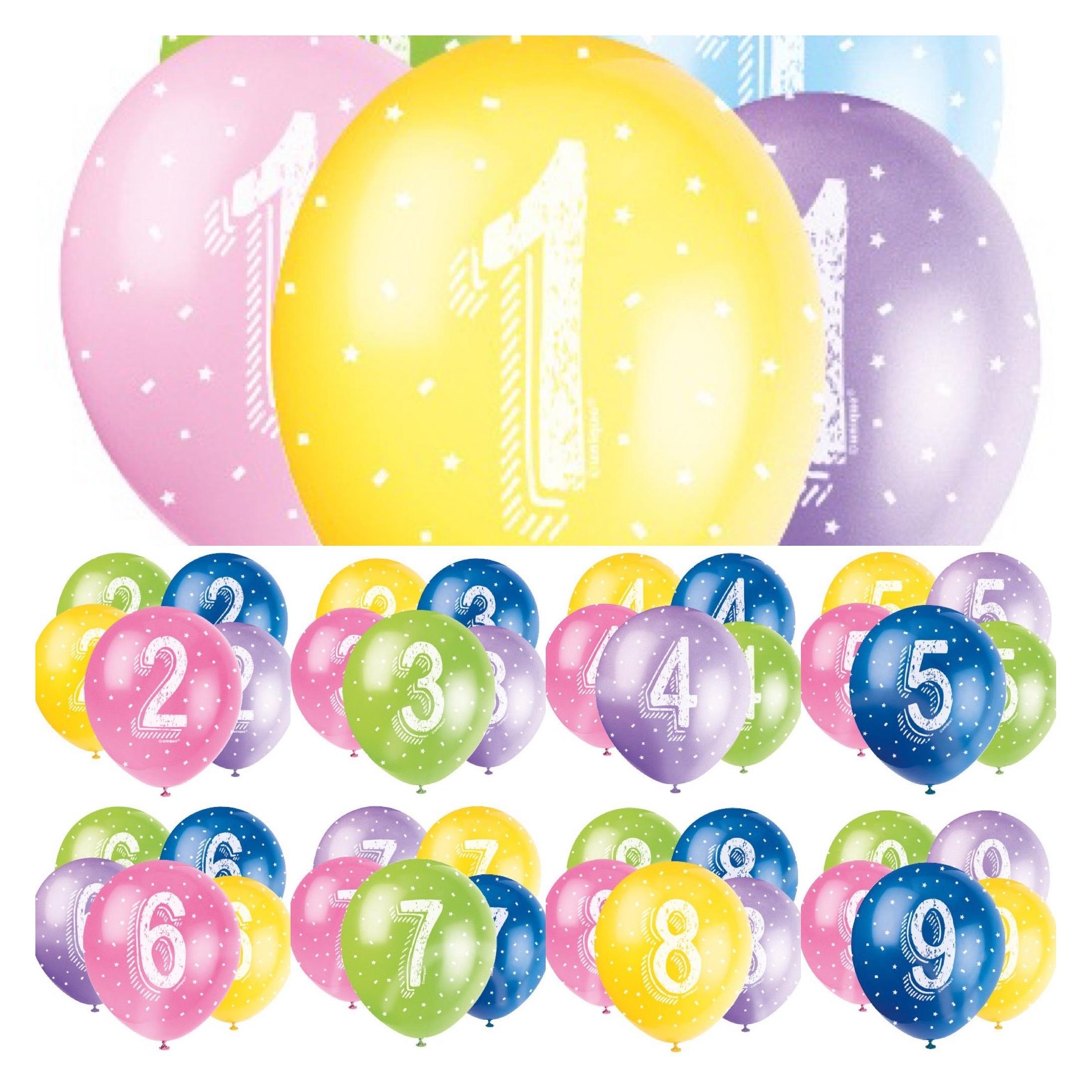 Palloncini Per Festa Di Compleanno 5 Anni – 5 Pezzi In Lattice Multicolore, 30 Cm, Per Decorazioni Bambini