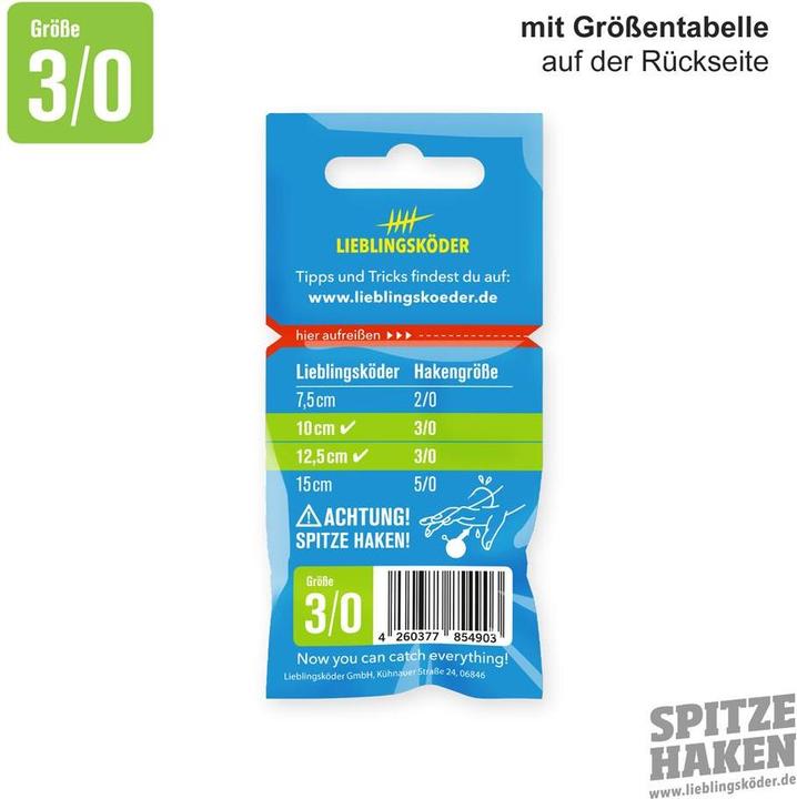 Produktbild Lieblingsköder Spitze Haken 2 Stk. Gr.30