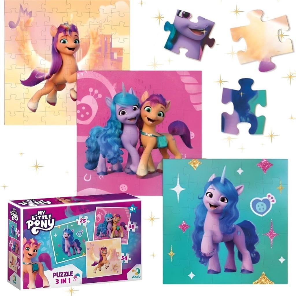 Dodo Mein kleines Pony 3-in-1-Puzzles