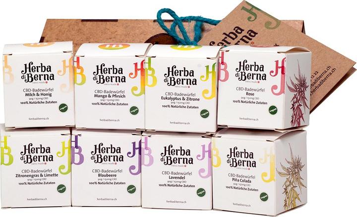 Immagine prodotto Herba di Berna Scatola da bagno regalo di Natale grande (Bombe da bagno)