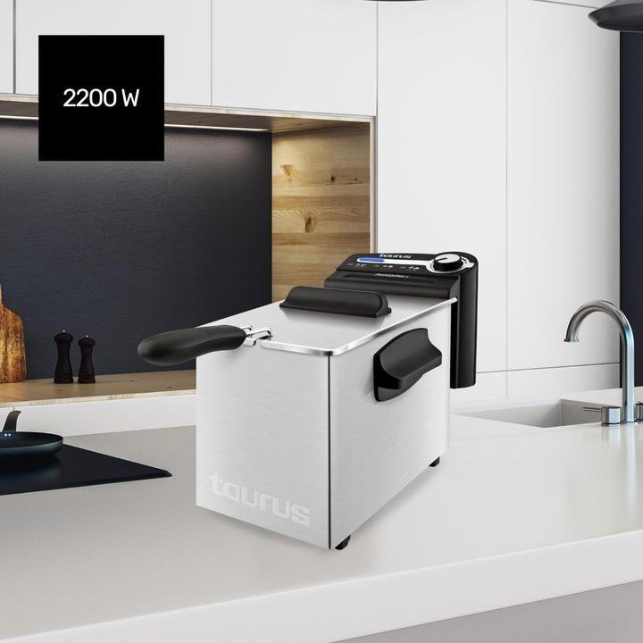 Produktbild Taurus 973947000 Fritteuse Einzelbild 4 l Schwarz Edelstahl