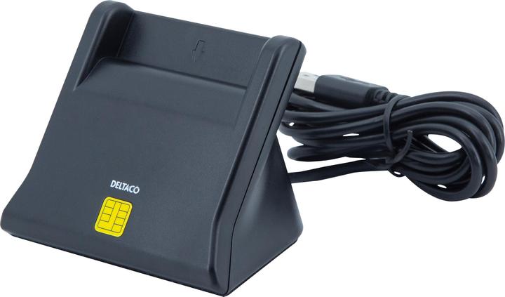 Image du produit Deltaco Lecteur de cartes à puce (USB 2.0)