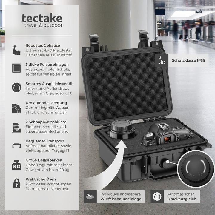 Produktbild tectake Fotokoffer Universalbox (Fotokoffer, 4.40 l)