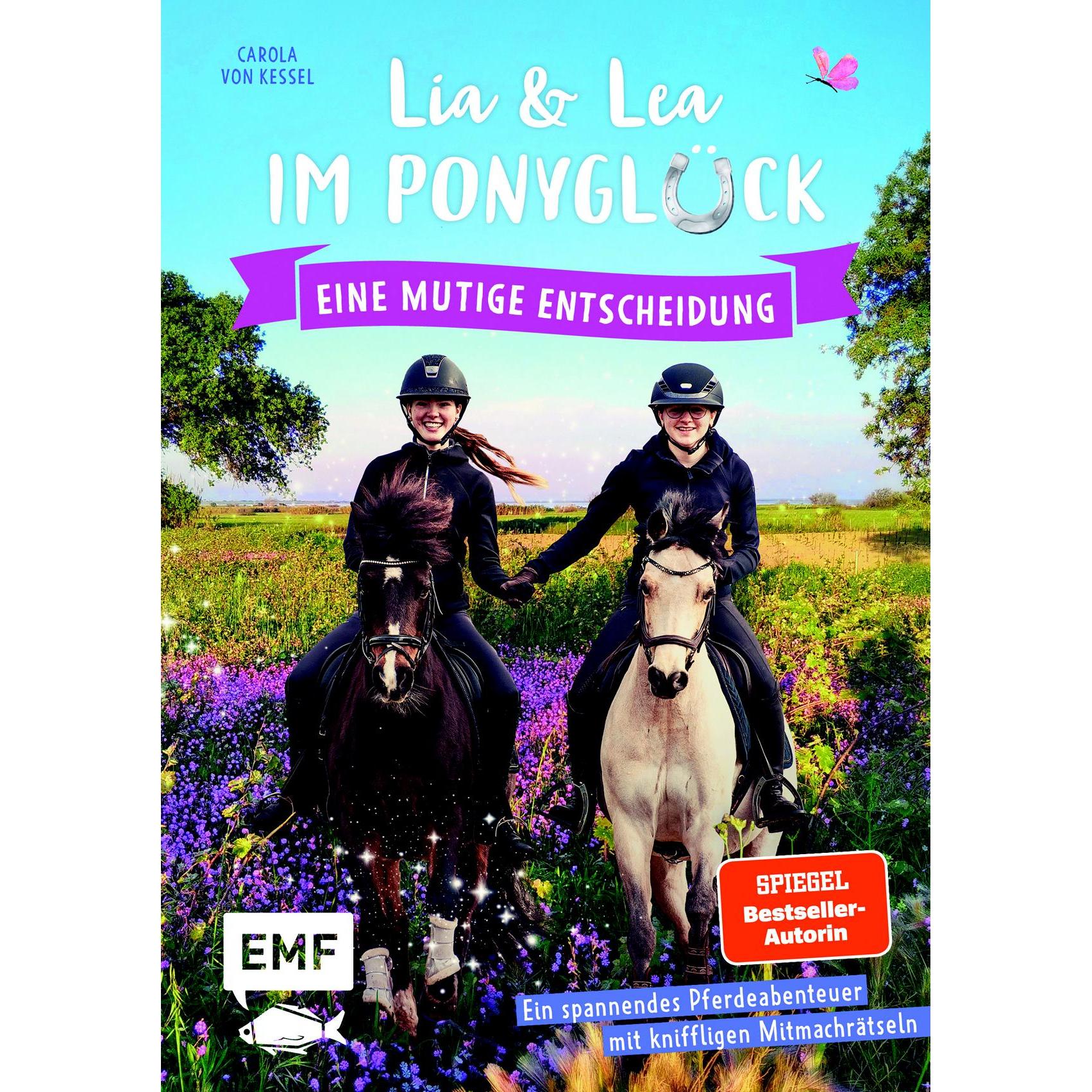 Thumbnail - Lia und Lea im Ponyglück - Eine mutige Entscheidung, Kinderbücher von Lea Schirdewahn, Carola von Kessel, Lia Beckmann